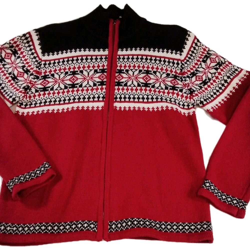 Women's Dress‎ Barn Sweater With Light Shoulder Pads Size Medium